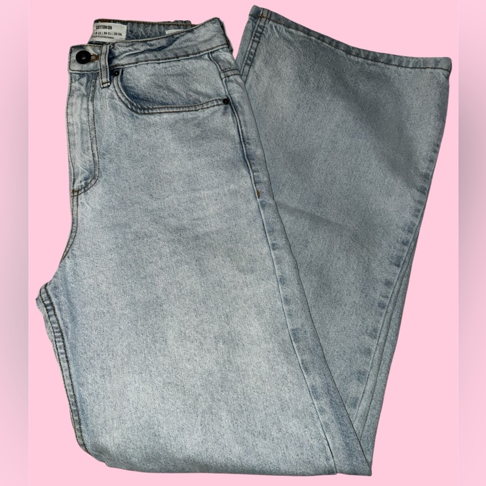 Cotton on wide leg long jeans